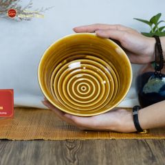 Tô Men Nâu Vân Hoa Cúc