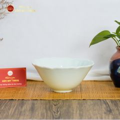 Bộ Bát Đĩa Men Xanh Ngọc Vân Sen