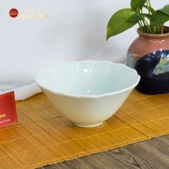Bộ Bát Đĩa Men Xanh Ngọc Vân Sen