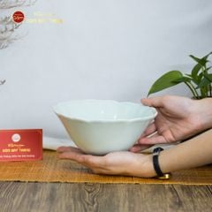 Bộ Bát Đĩa Men Xanh Ngọc Vân Sen