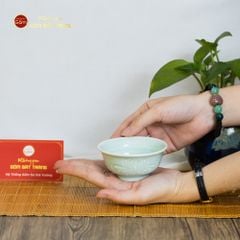 Bát Mắm Men Xanh Ngọc Vân Hoa Cúc