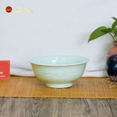 Tô Men Xanh Ngọc Vân Hoa Cúc