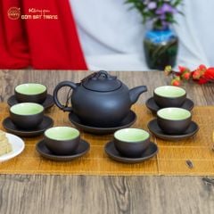 Bộ Ấm Trà Tử Sa Dáng Quả Hồng