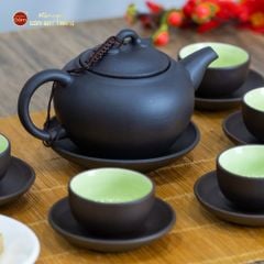 Bộ Ấm Trà Tử Sa Dáng Quả Hồng