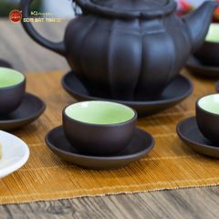Bộ Ấm Trà Tử Sa Dáng Bí Ngô Cao