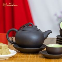 Bộ Ấm Trà Tử Sa Dáng Quả Hồng