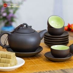 Bộ Ấm Trà Tử Sa Dáng Quả Hồng
