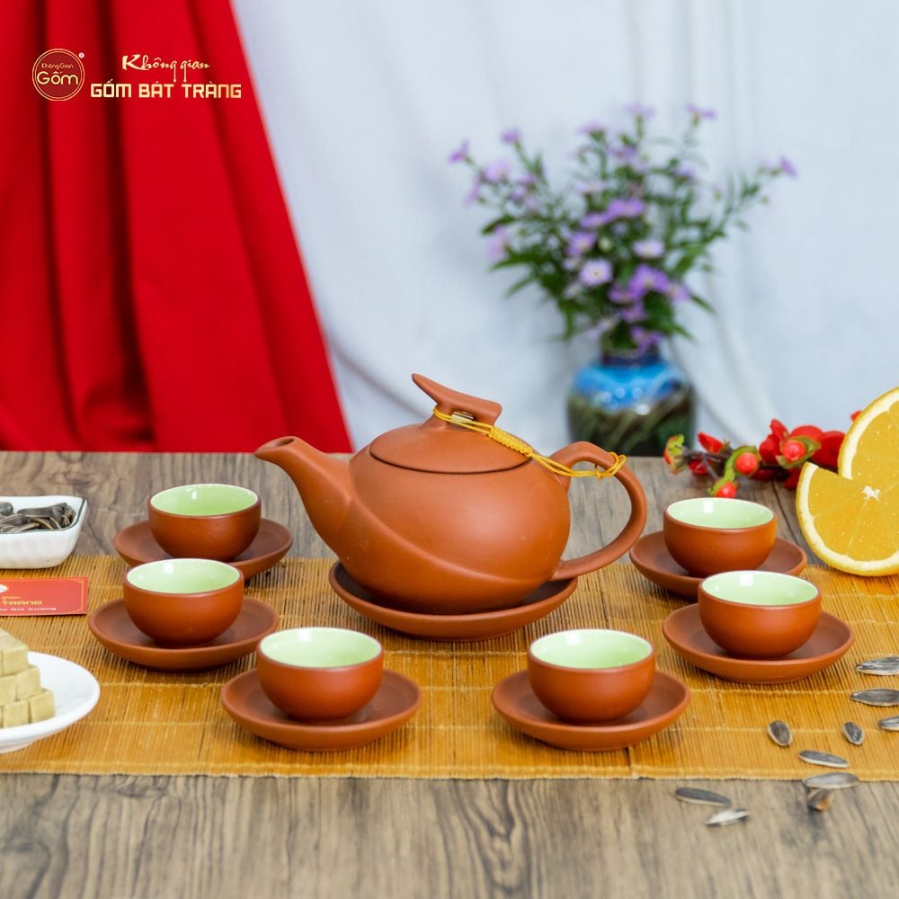 Bộ Ấm Trà Tử Sa Quả Cam