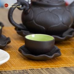 Bộ Ấm Trà Tử Sa Trúc Sen