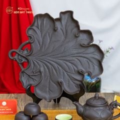 Bộ Ấm Trà Tử Sa Trúc Sen Khay Nho
