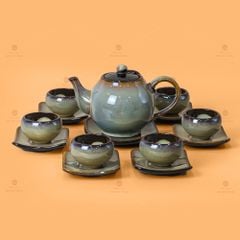 Bộ Ấm Trà Quả Lê Men Hỏa Biến