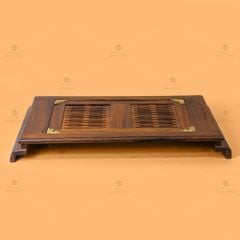 Khay Trà Gỗ Chân Cuốn Thư