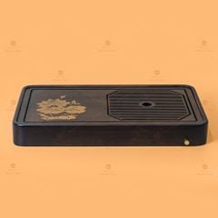 Khay Trà Tre Họa Tiết Hoa Sen