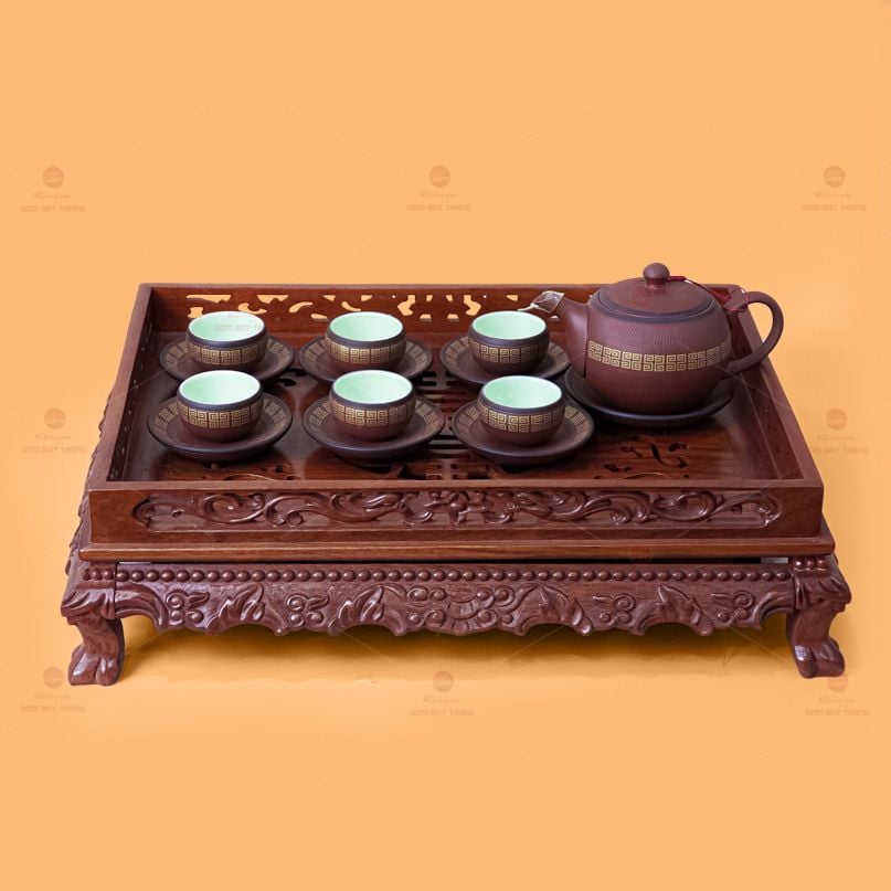 Khay Trà Gỗ Hương Thành Cao