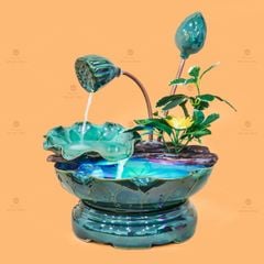 Bộ Thác Nước Phong Thủy Nụ Sen