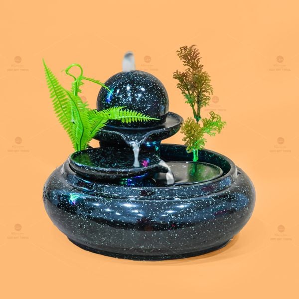 Bộ Thác Nước Phong Thủy Địa Cầu Xanh
