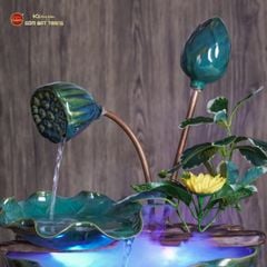 Bộ Thác Nước Phong Thủy Nụ Sen