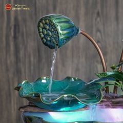 Bộ Thác Nước Phong Thủy Nụ Sen