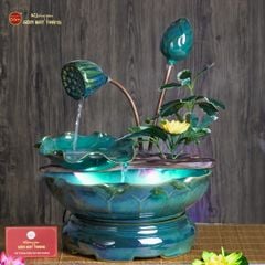 Bộ Thác Nước Phong Thủy Nụ Sen