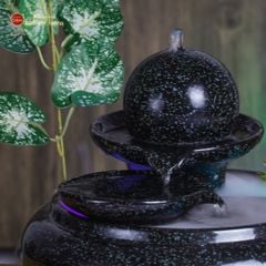 Bộ Thác Nước Phong Thủy Địa Cầu Xanh