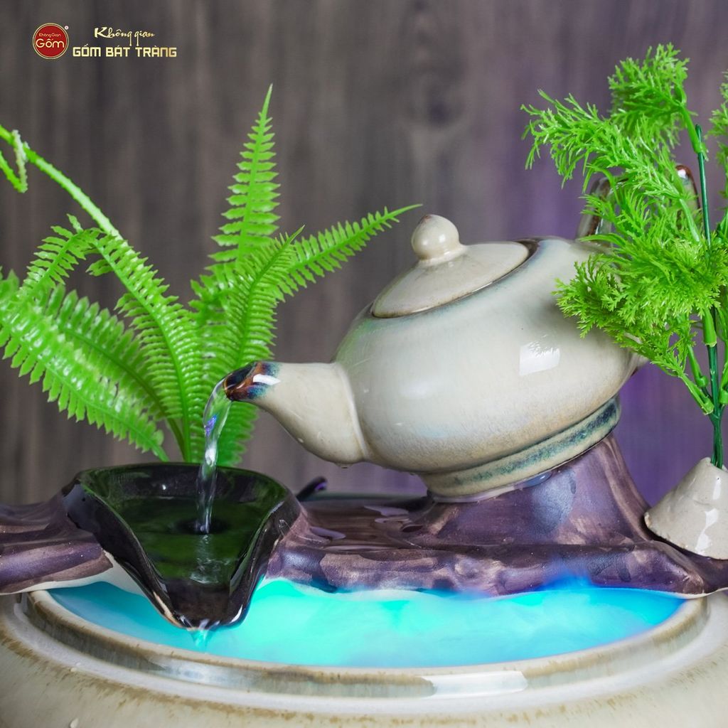 Bộ Thác Nước Phong Thủy Bình Trà