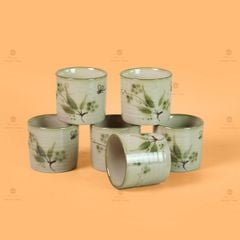 Cốc Uống Trà Họa Tiết Chuồn Trúc