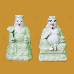 Tượng Thần Tài Thổ Địa Men Xanh Ngọc