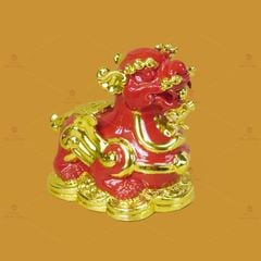 Tỳ Hưu Gốm Sứ Phong Thủy Dát Vàng