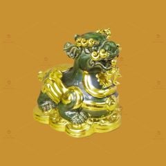 Tỳ Hưu Gốm Sứ Phong Thủy Dát Vàng