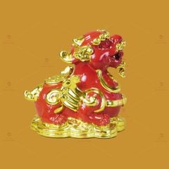 Tỳ Hưu Gốm Sứ Phong Thủy Dát Vàng