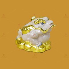 Thiềm Thừ Ngậm Tiền Phong Thủy Dát Vàng
