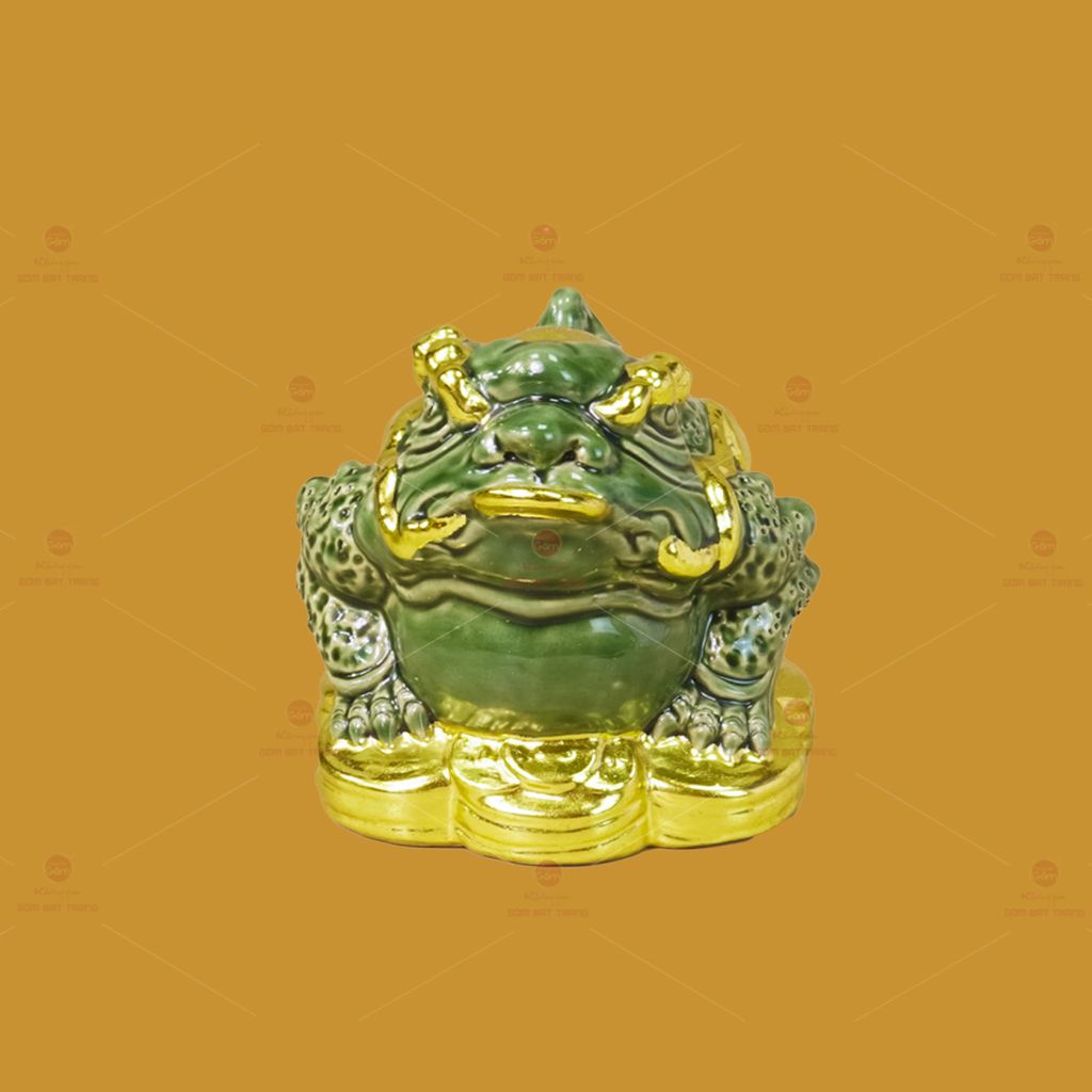 Thiềm Thừ Ngậm Tiền Phong Thủy Dát Vàng