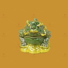 Thiềm Thừ Ngậm Tiền Phong Thủy Dát Vàng