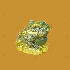 Thiềm Thừ Ngậm Tiền Phong Thủy Dát Vàng