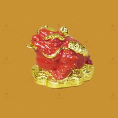 Thiềm Thừ Ngậm Tiền Phong Thủy Dát Vàng