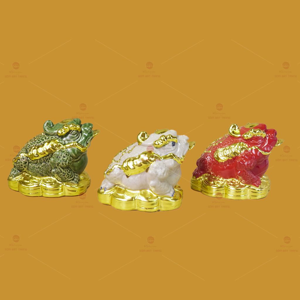 Thiềm Thừ Ngậm Tiền Phong Thủy Dát Vàng