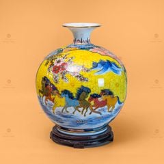 Quả Hút Lộc Nhị Cảnh Công Đào Mã Đáo Thành Công Vẽ Vàng