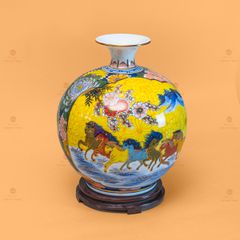 Quả Hút Lộc Nhị Cảnh Công Đào Mã Đáo Thành Công Vẽ Vàng