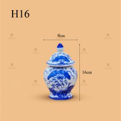 Chóe Thờ Men Lam Họa Tiết Hoa Sen