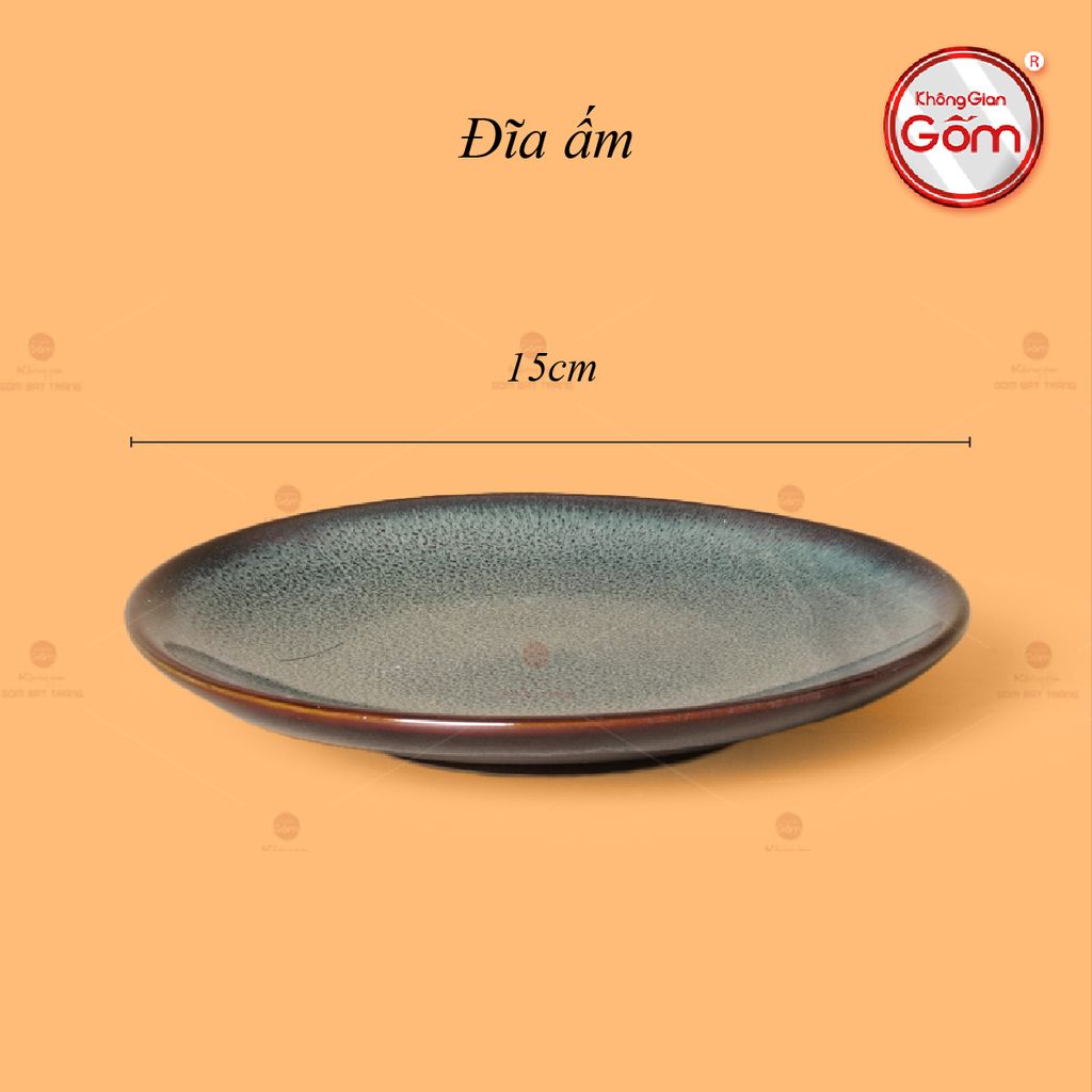 Bộ Ấm Chén Siêu Men Hỏa Biến Rêu Lòng Hoa