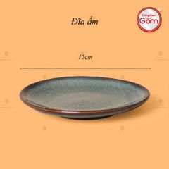 Bộ Ấm Chén Siêu Men Hỏa Biến Rêu Lòng Hoa