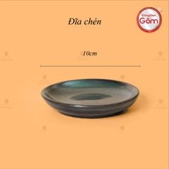 Bộ Ấm Chén Siêu Men Hỏa Biến Xanh Xám