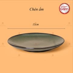 Bộ Ấm Chén Siêu Men Hỏa Biến Xanh Xám