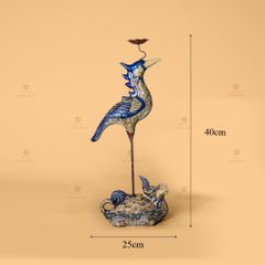 Hạc Thờ Men Rạn Nổi (Chiếc)