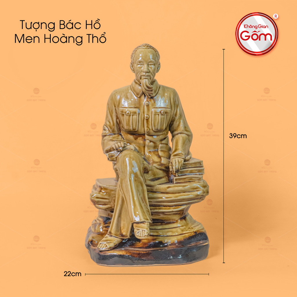 Tượng Bác Hồ Ngồi Bệ Đá