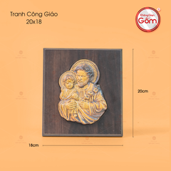 Tranh Công Giáo Thánh Giuse Bế Chúa