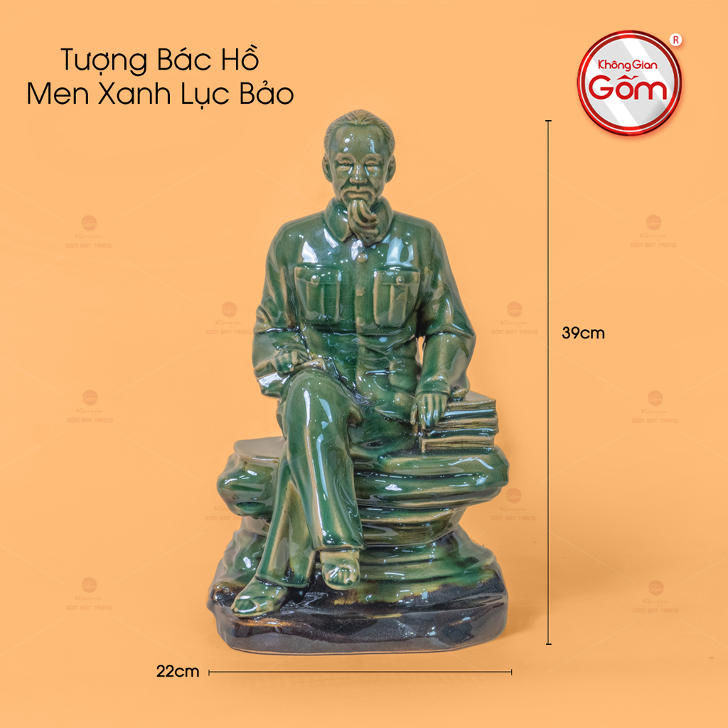 Tượng Bác Hồ Ngồi Bệ Đá