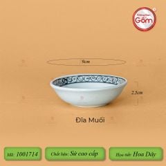 Bộ Bát Đĩa Hoa Mặt Trời Hoa Dây