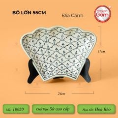 Bộ Bát Đĩa Hoa Mặt Trời Hoa Bèo