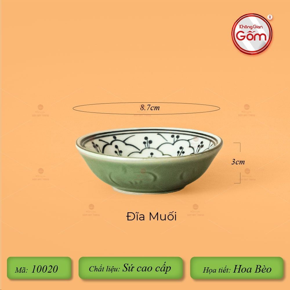 Bộ Bát Đĩa Hoa Mặt Trời Hoa Bèo